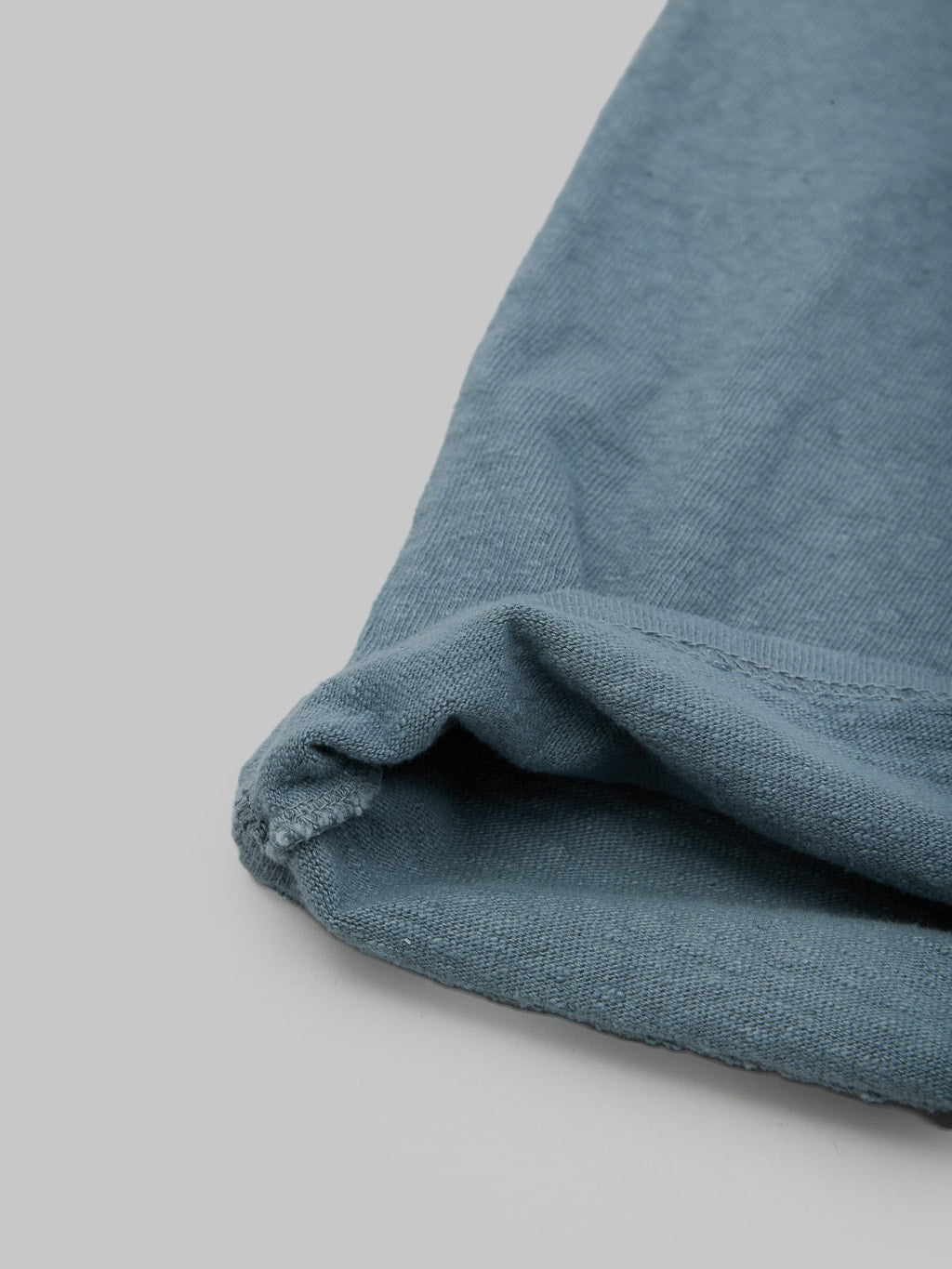 UES No 8 Slub Nep Short Sleeve Tshirt Grey interior