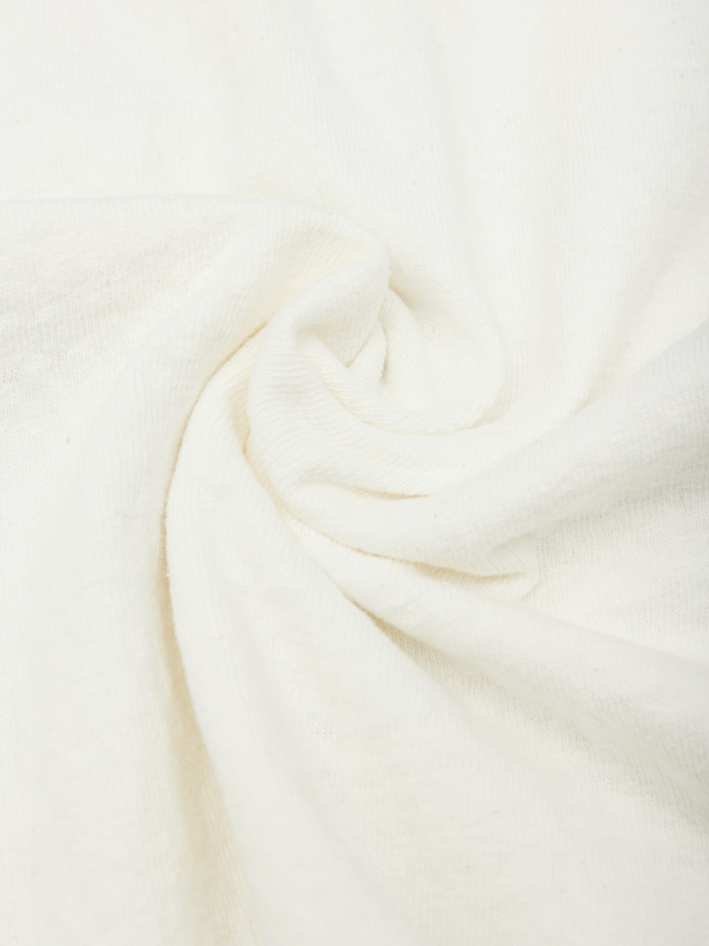 UES No 8 Slub Nep Short Sleeve Tshirt White ultra slub fabric