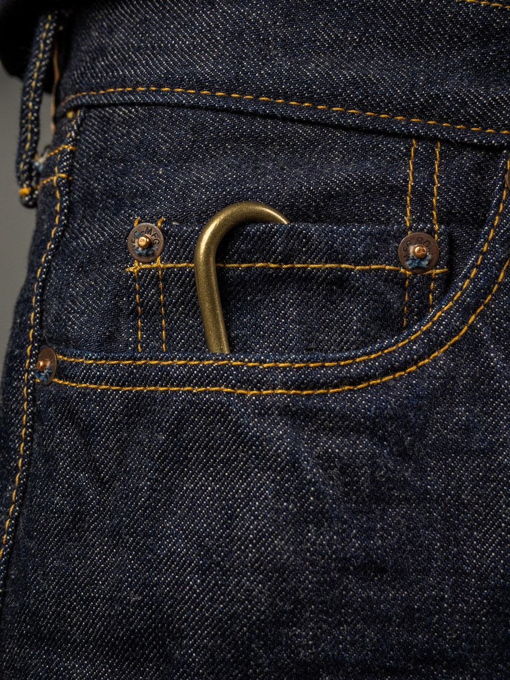 Kobashi Studio Handmade Key Hook solid brass