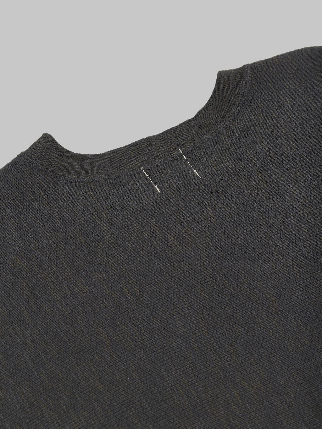 loop and weft big loopback fleece side panel sweatshirt black seams