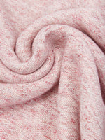 loop and weft big loopback fleece side panel sweatshirt cherry fabric