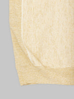 loop and weft big loopback fleece side panel sweatshirt mustard hem