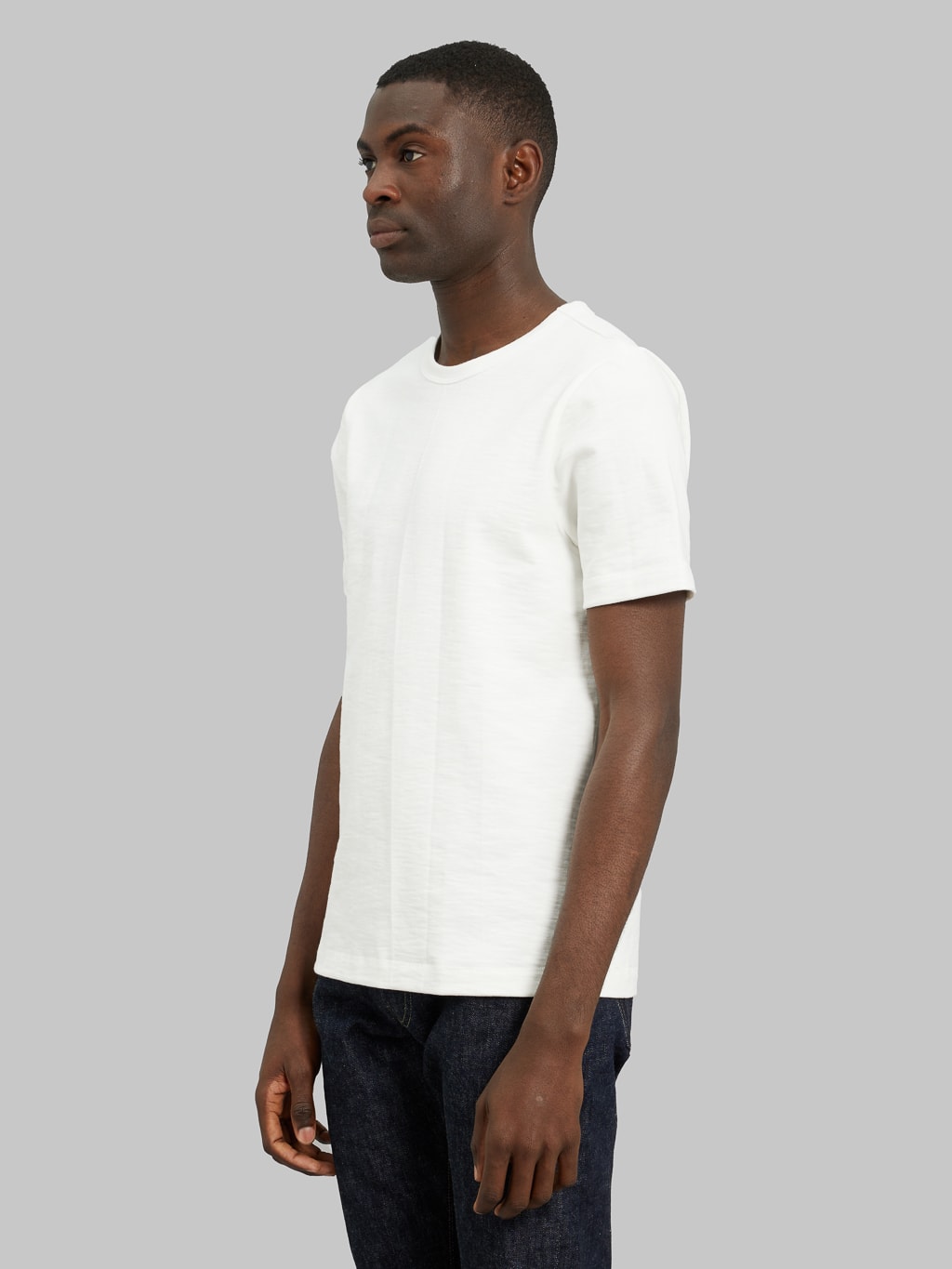 merz b schwanen 2S14 loopwheeled Tshirt heavy relaxed fit white side