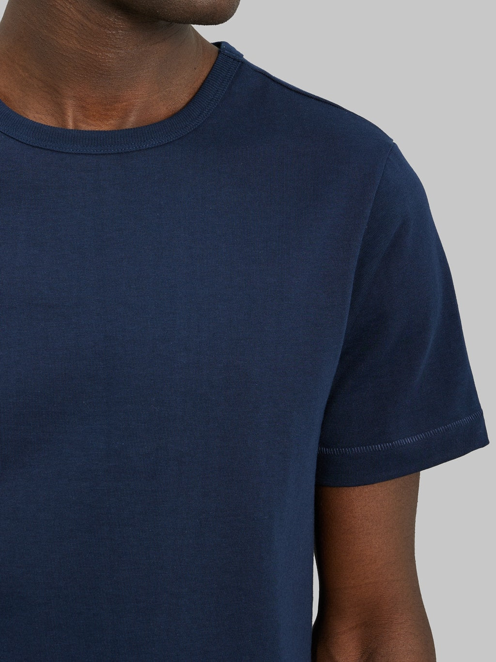 merz b schwanen good originals loopwheeled Tshirt classic fit blue details