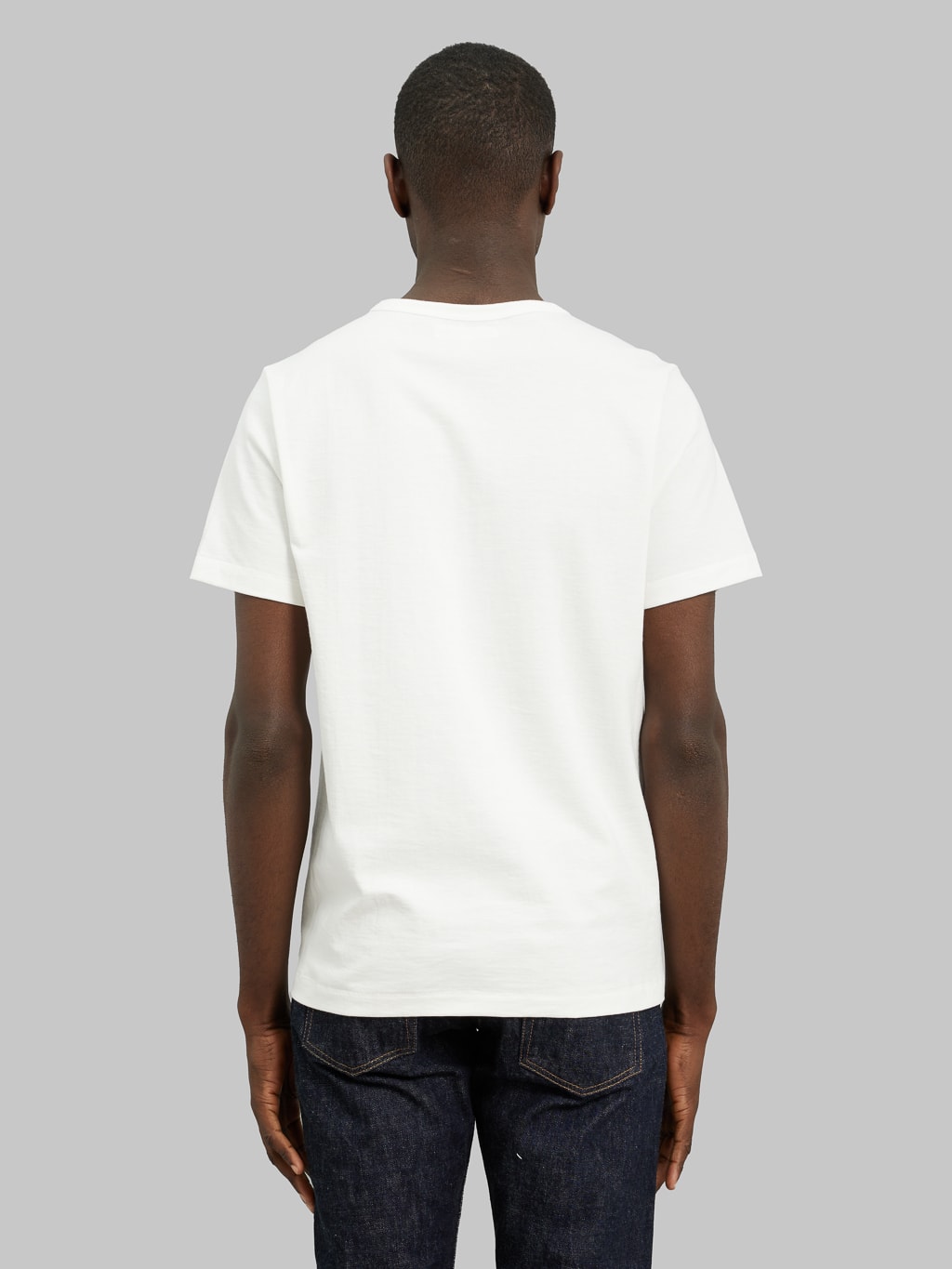 merz b schwanen good originals loopwheeled Tshirt classic white back fit
