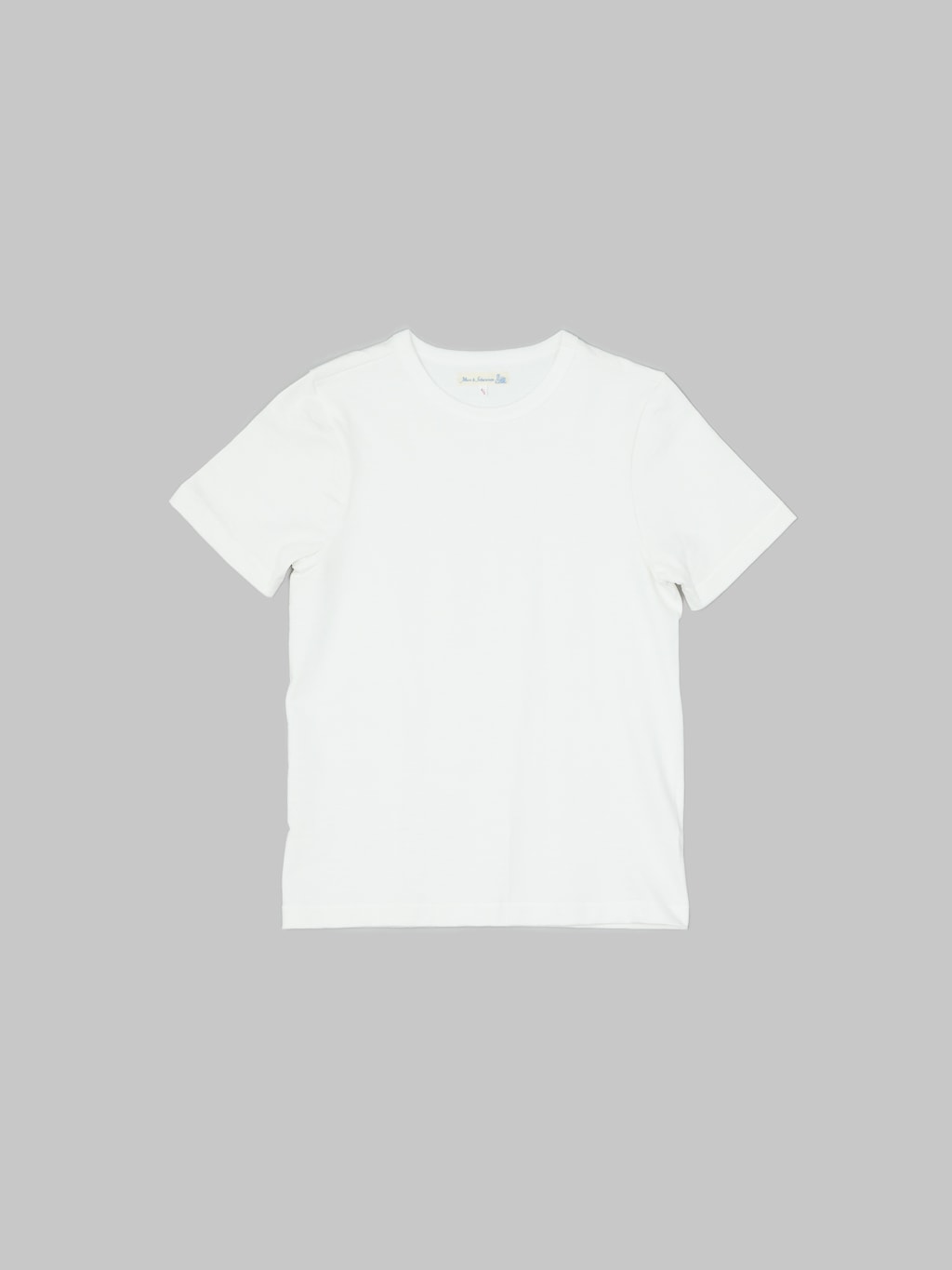 merz b schwanen 2S14 loopwheeled Tshirt heavy relaxed fit white front