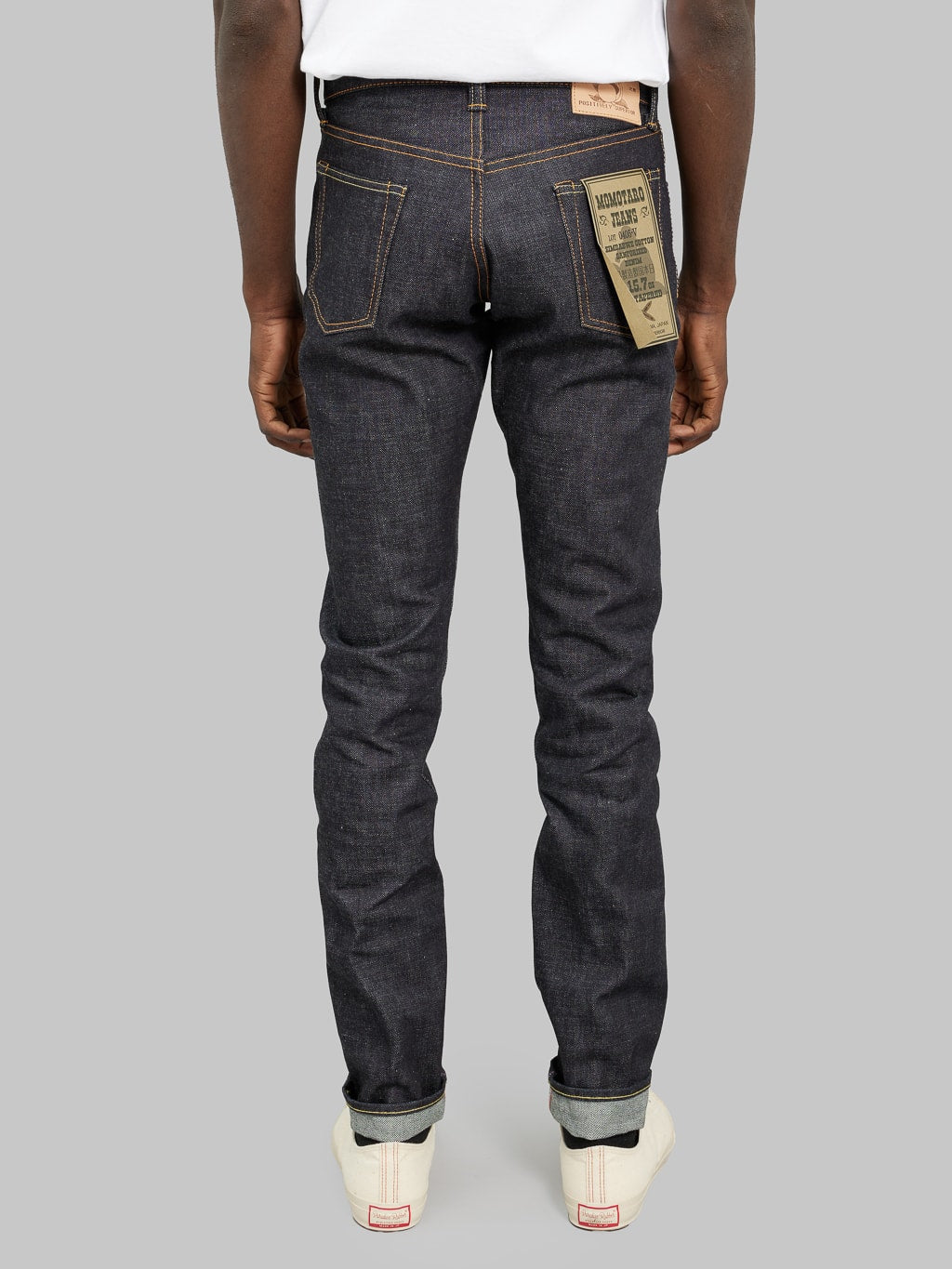 momotaro jeans 0405 v selvedge denim high tapered back fit