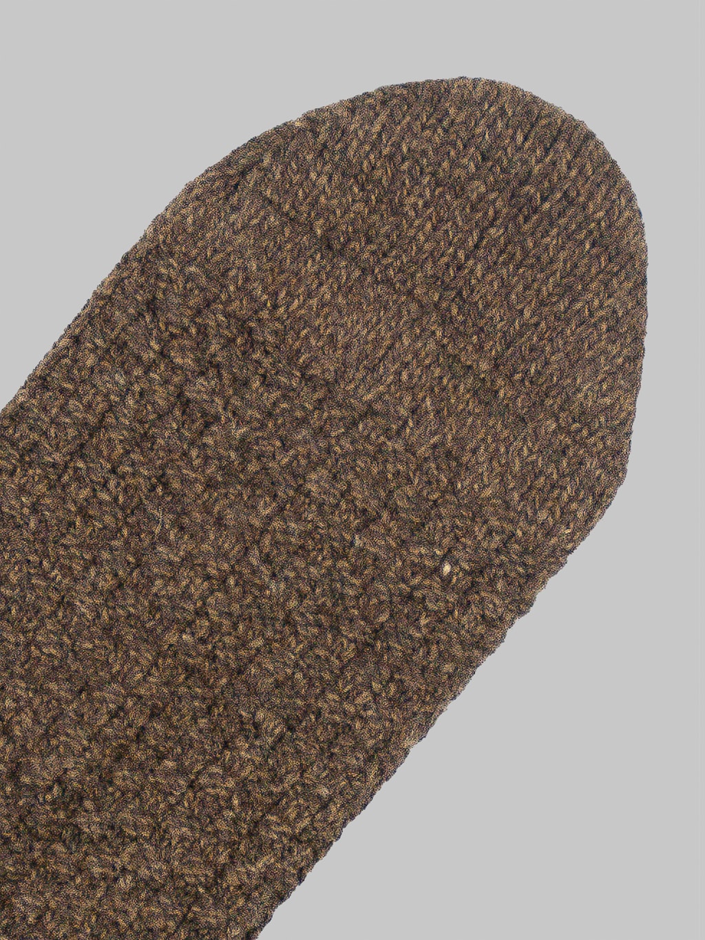 nishiguchi kutsushita boston wool cotton boot socks brown toe