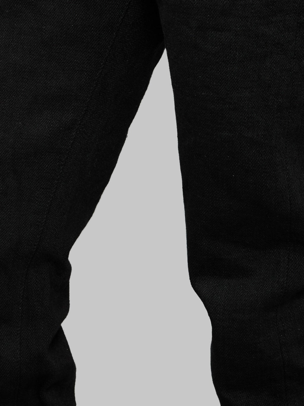 oni denim 246zr bkbk 20oz secret black denim neat straight inseam