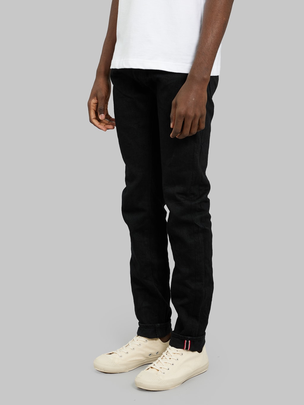 oni denim 622zr bkbk 20oz secret black denim relax tapered side fit