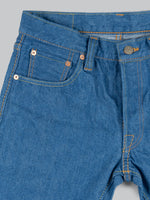pure blue japan BG 013 blue gray slim tapered jeans front pocket