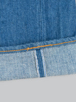 pure blue japan BG 013 blue gray slim tapered jeans selvedge line