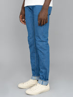 pure blue japan BG 013 blue gray slim tapered jeans selvedge