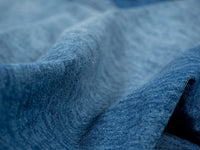 Pure Blue Japan Indigo Dyed Crewneck T-Shirt (Sunburned) Cotton Fabric