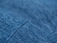 Pure Blue Japan Indigo Dyed Crewneck T-Shirt (Sunburned) Cotton