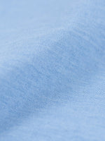 pure blue japan Indigo Jersey Crew Neck Tshirt Pale Indigo cotton