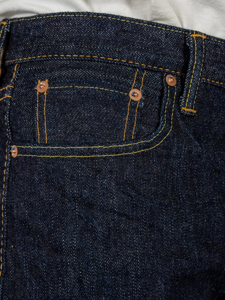pure blue japan xx 013 slim tapered indigo jeans coin pocket