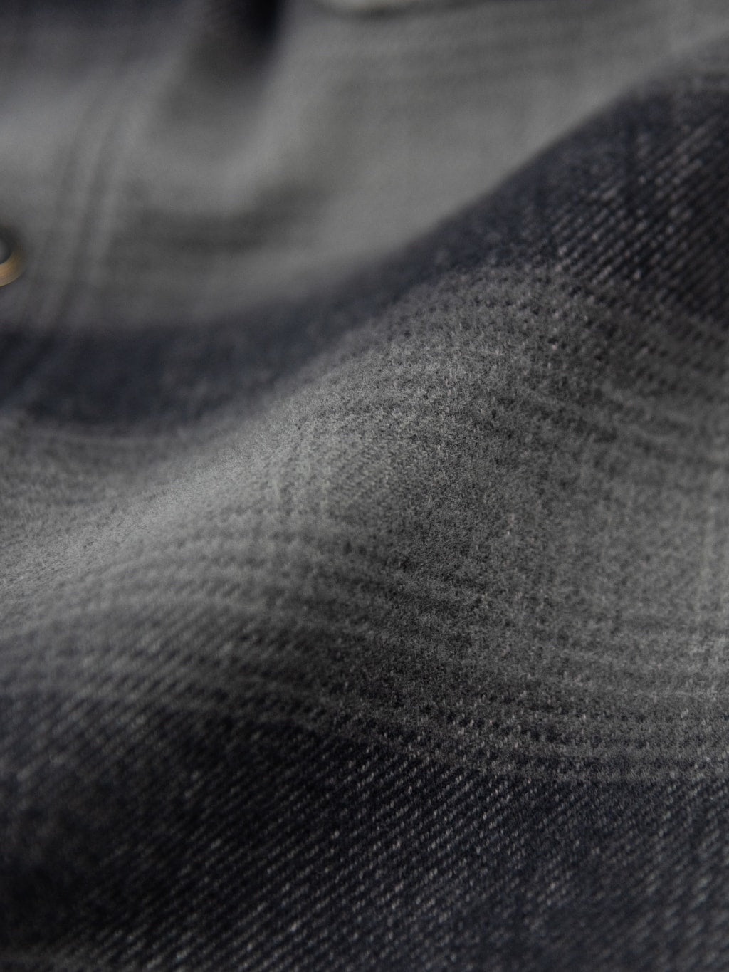 rogue territory bm shirt grey Brushed Plaid 5.5oz japanese fabric