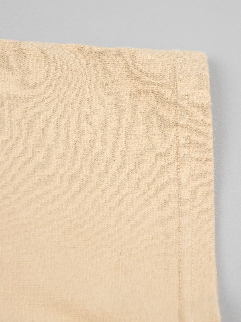 samurai jeans japanese cotton slub crew neck tshirt kuri detail