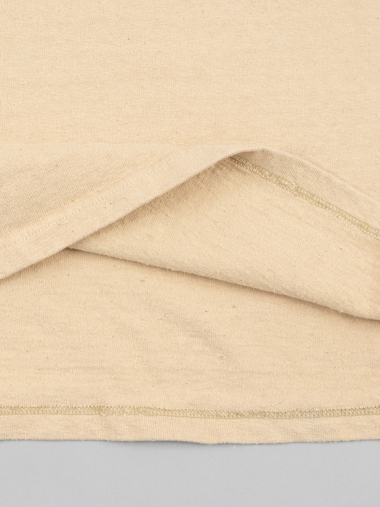 samurai jeans japanese cotton slub crew neck tshirt kuri interior