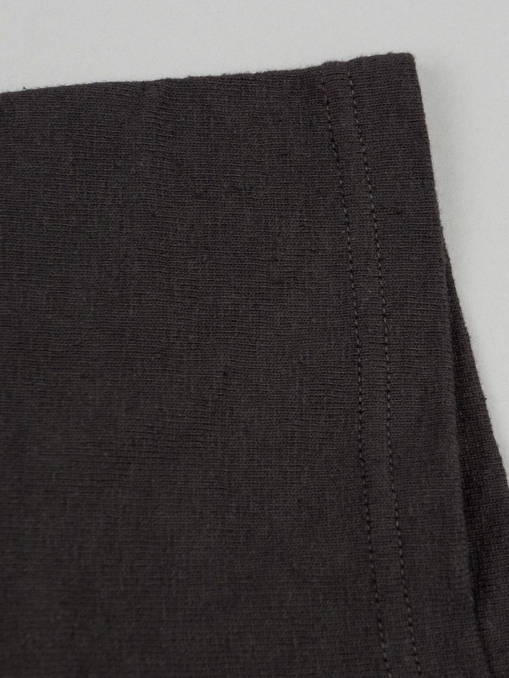 samurai jeans japanese cotton slub crew neck tshirt kuromame detail