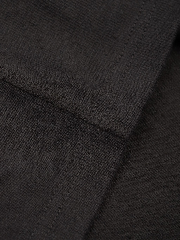 samurai jeans japanese cotton slub tshirt kuromame fabric