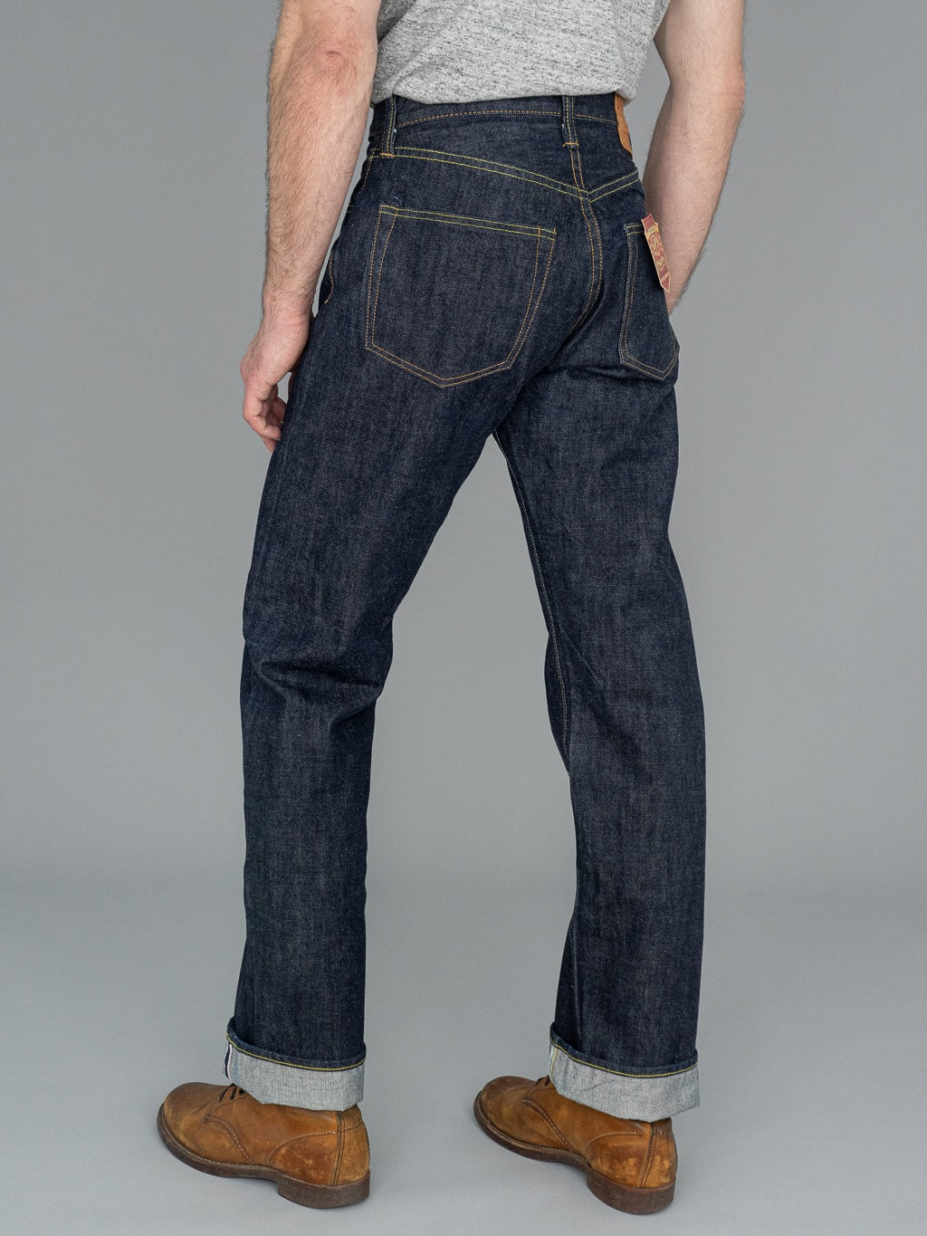 sugar cane SC41947 14.25oz denim 1947 model regular straight jeans back fit