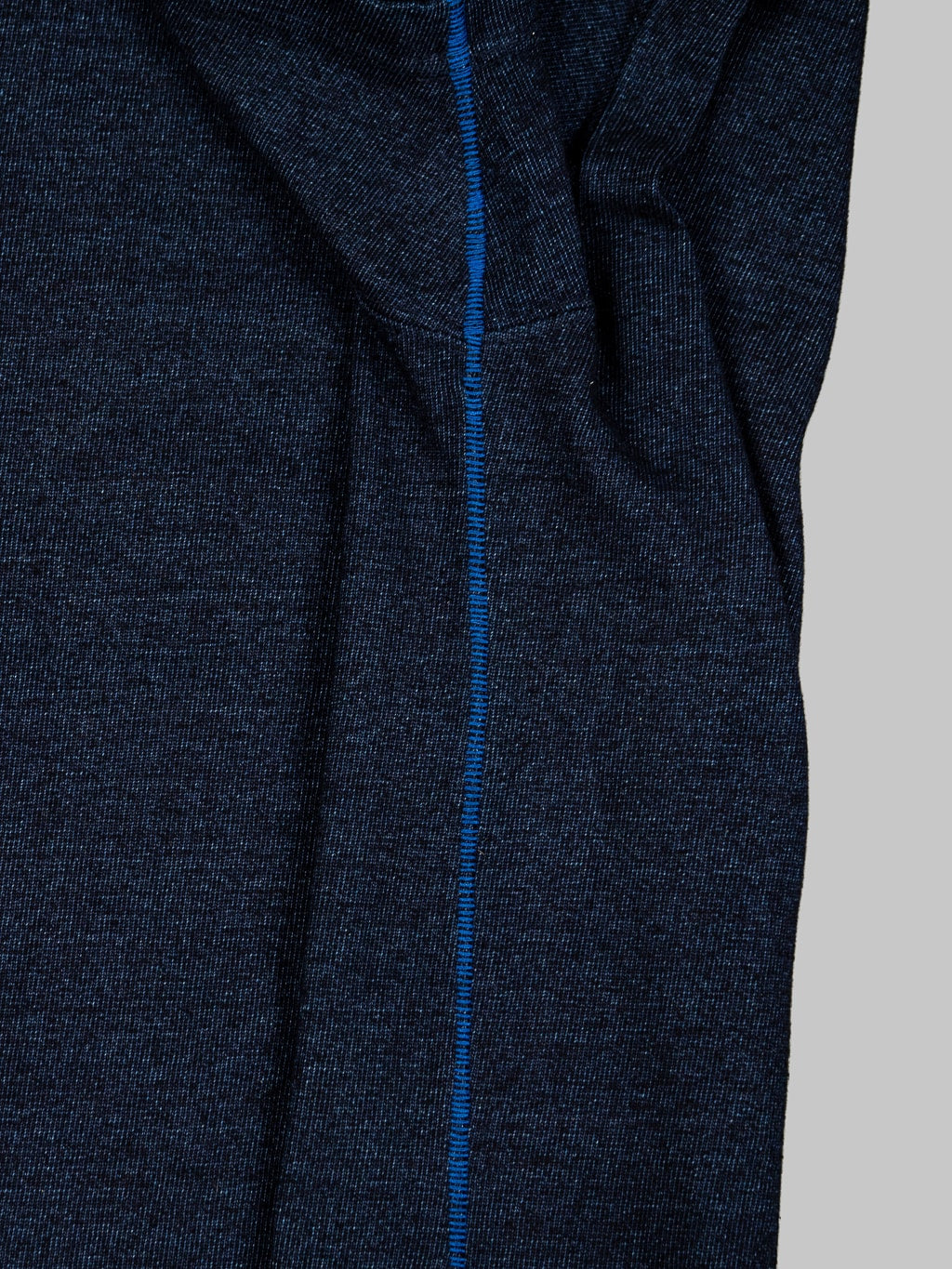 tanuki HSS Heavy Shinkai TShirt indigo chunky blue seam