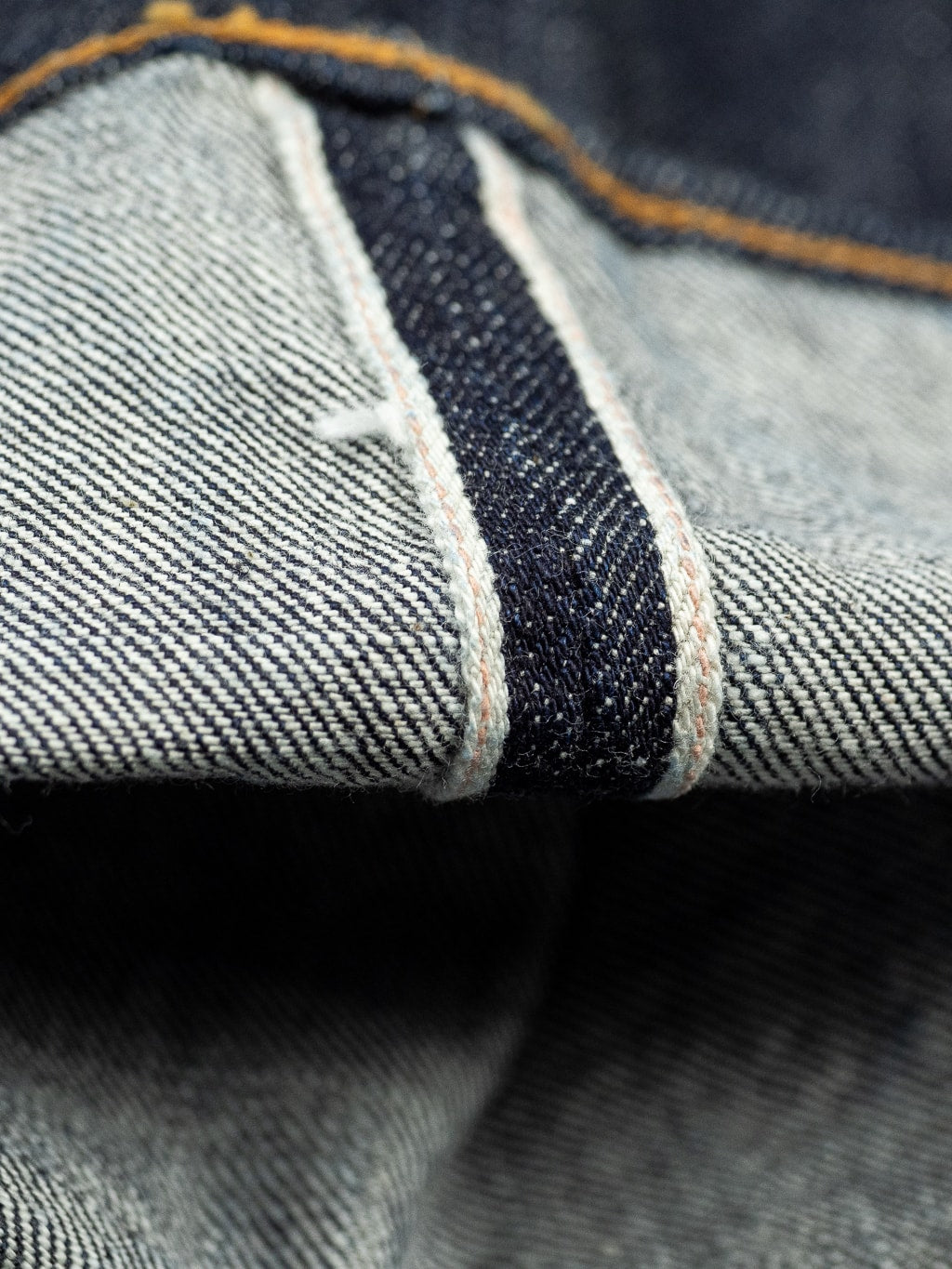 tcb 50s regular straight indigo selvedge japanese jeans white weft