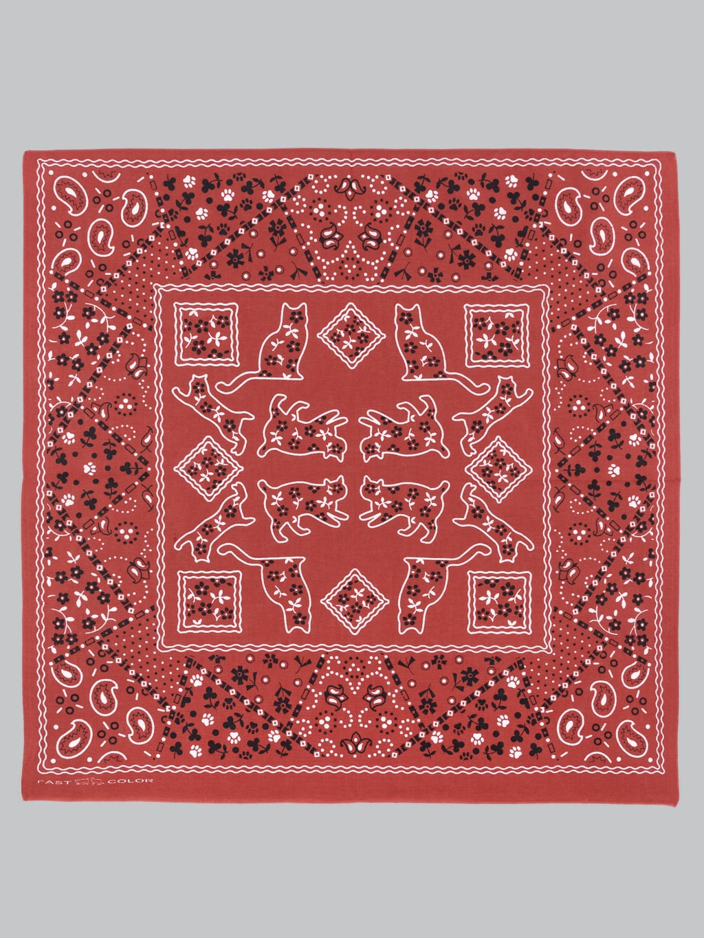 tcb cat bandana red