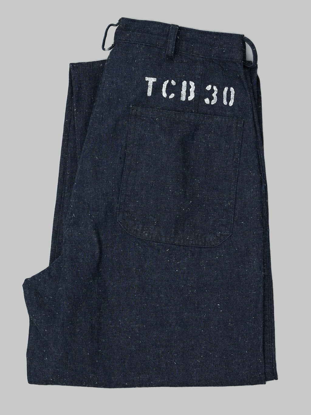 tcb jeans usn seamens denim trousers high rise