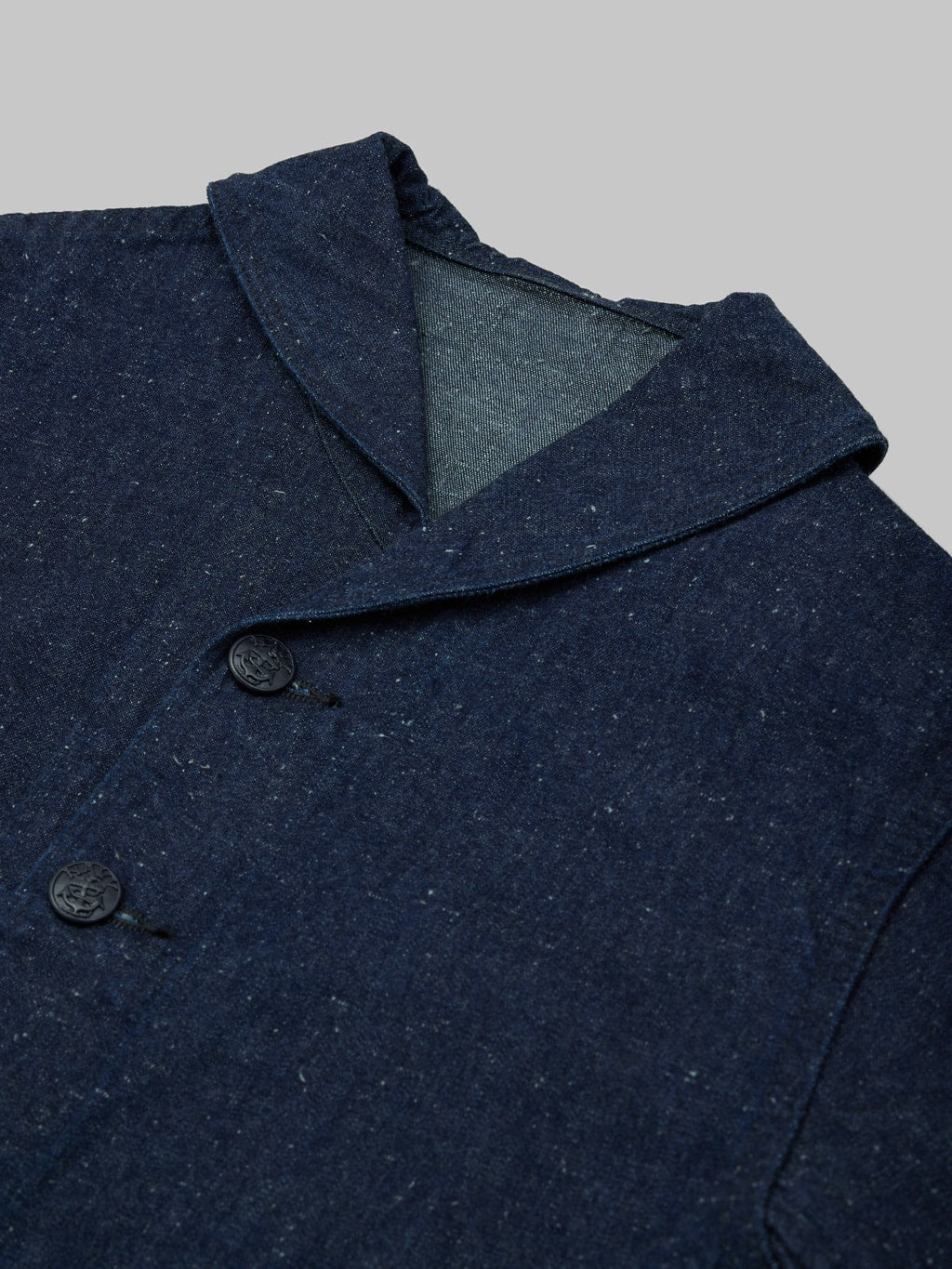 tcb usn vintage navy seamens jacket collar closeup