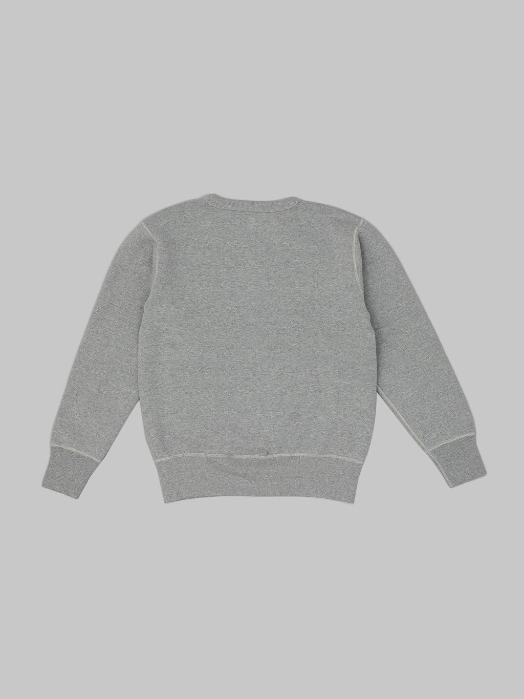 the strike gold loopwheeled sweatshirt grey back