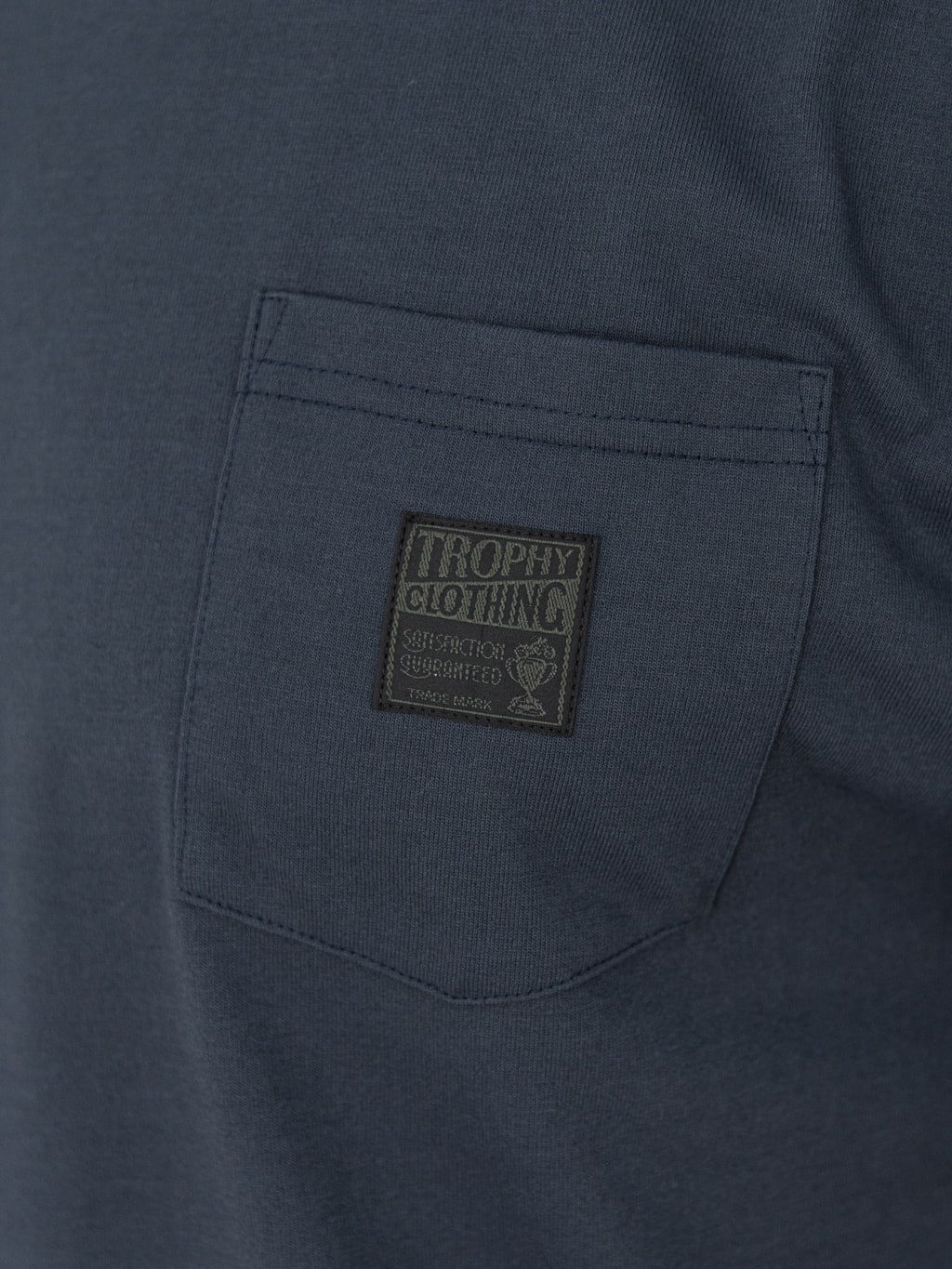 trophy clothing monochrome pc pocket tee charcoal  chest pocket logo