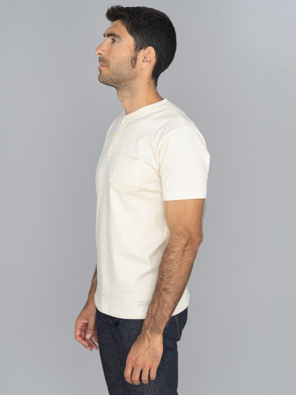 trophy clothing od henley tee natural side
