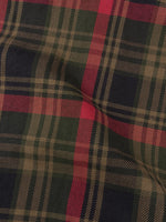 ues extra heavy selvedge flannel shirt red  fabric