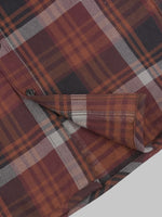 ues extra heavy selvedge flannel shirt wine brushed interior