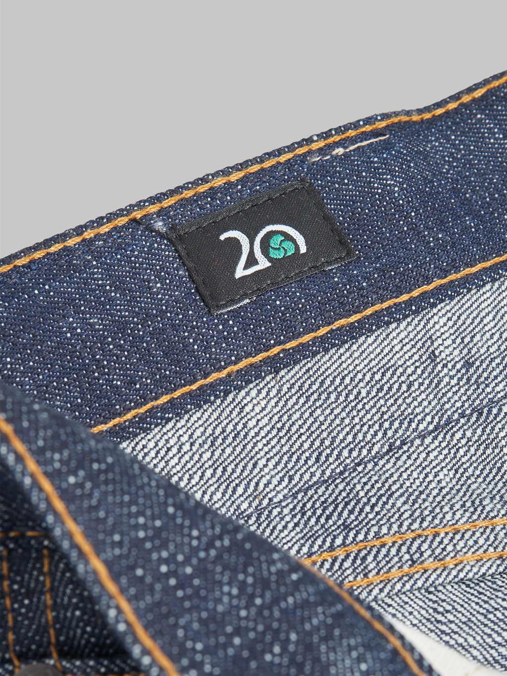 3sixteen CT 102xn 20th Anniversary Natural Indigo Jeans interior tag