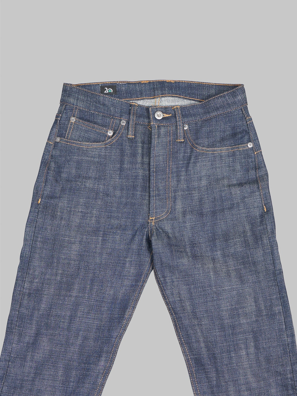 3sixteen CT 102xn 20th Anniversary Natural Indigo Jeans front details