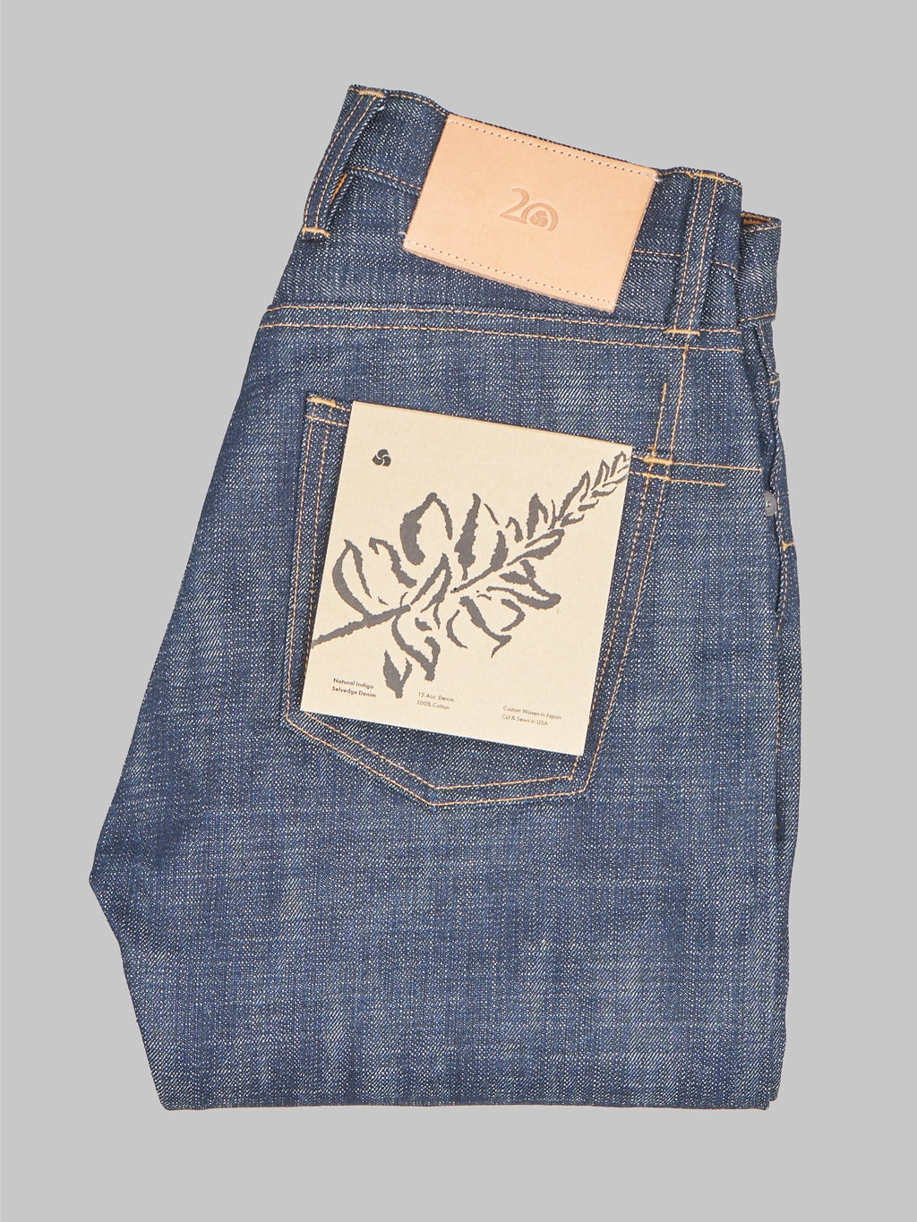 3sixteen CT 102xn 20th Anniversary Natural Indigo Jeans