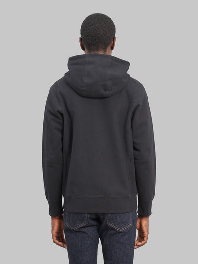 3sixteen Heavyweight Zip Hoody Black