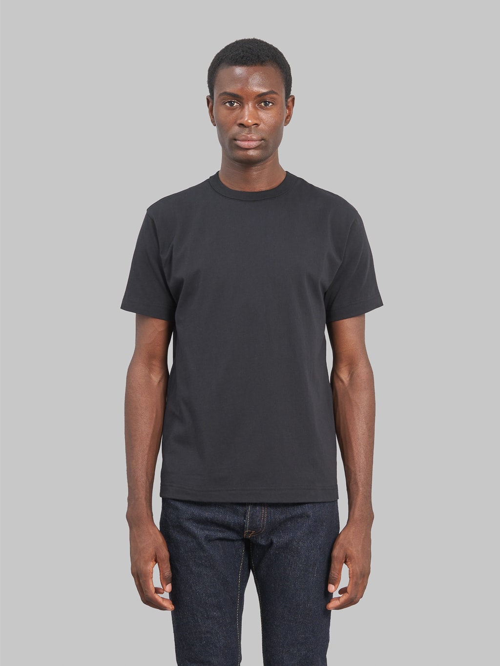 3sixteen pima cotton t-shirt pack model front fit