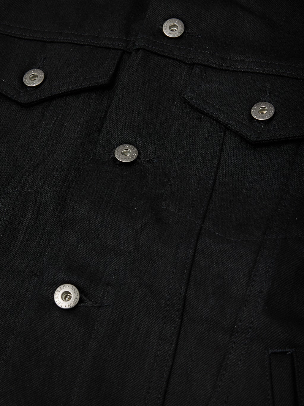 3sixteen type III denim jacket double black buttons