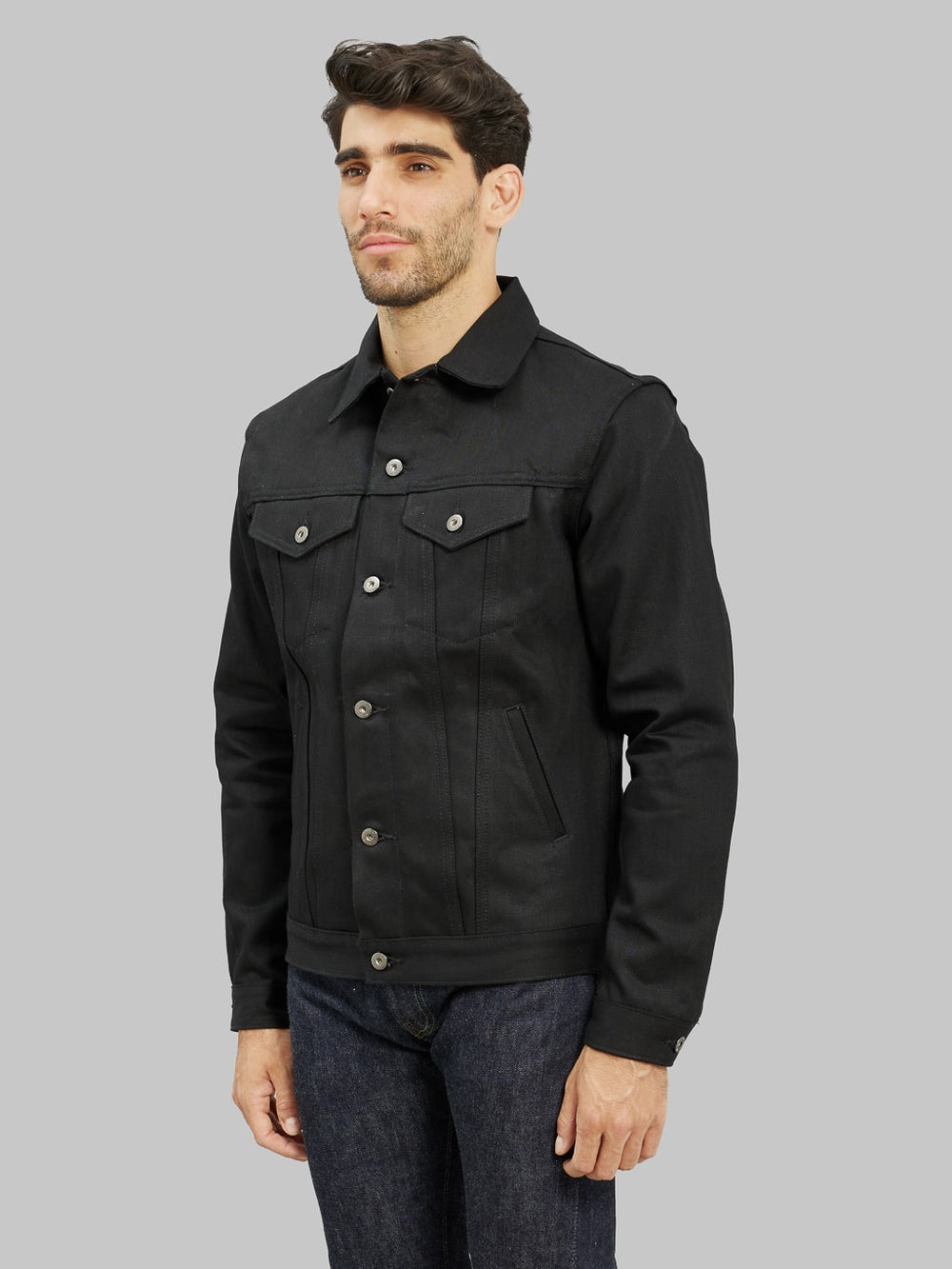 3sixteen Type 3s Denim Jacket Double Black