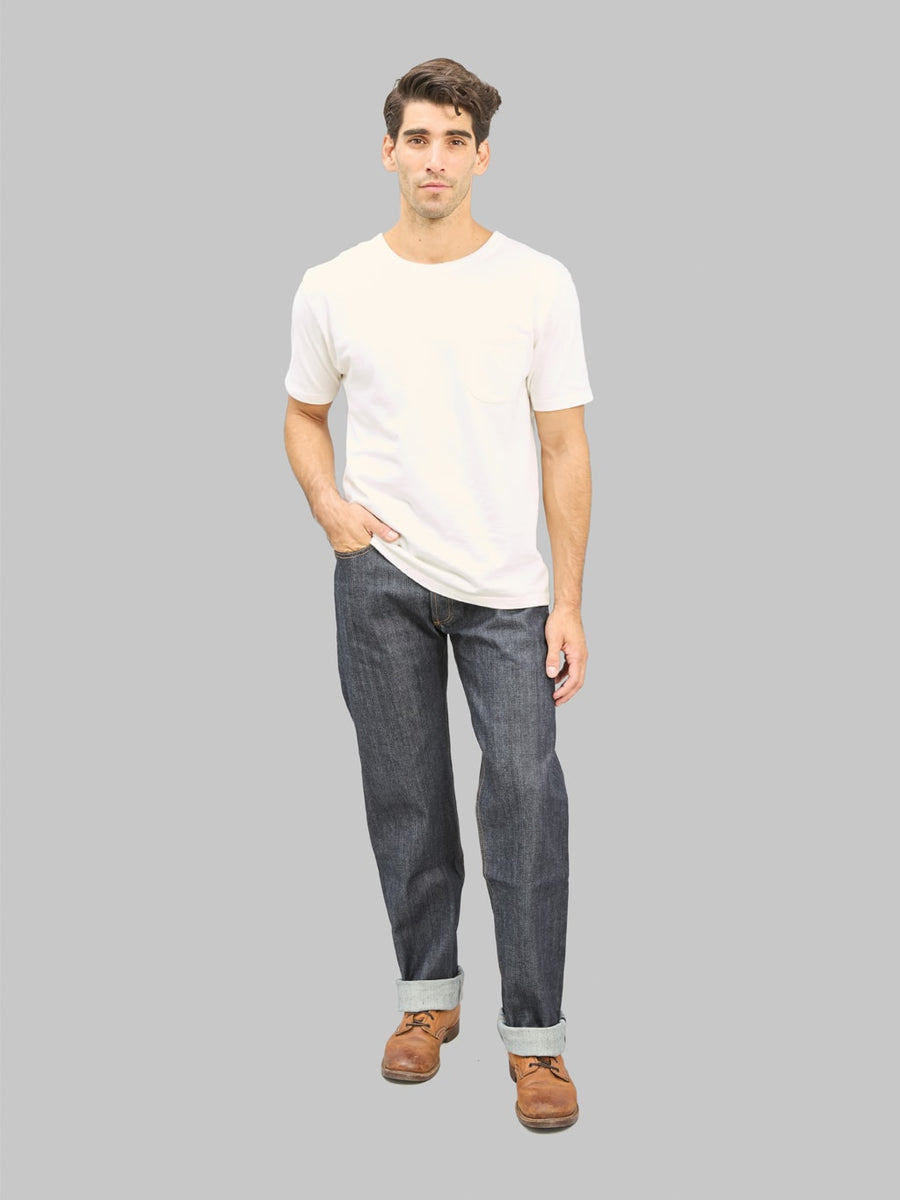 3sixteen CS-100x Classic Straight Jeans Kuroki Mills Selvedge