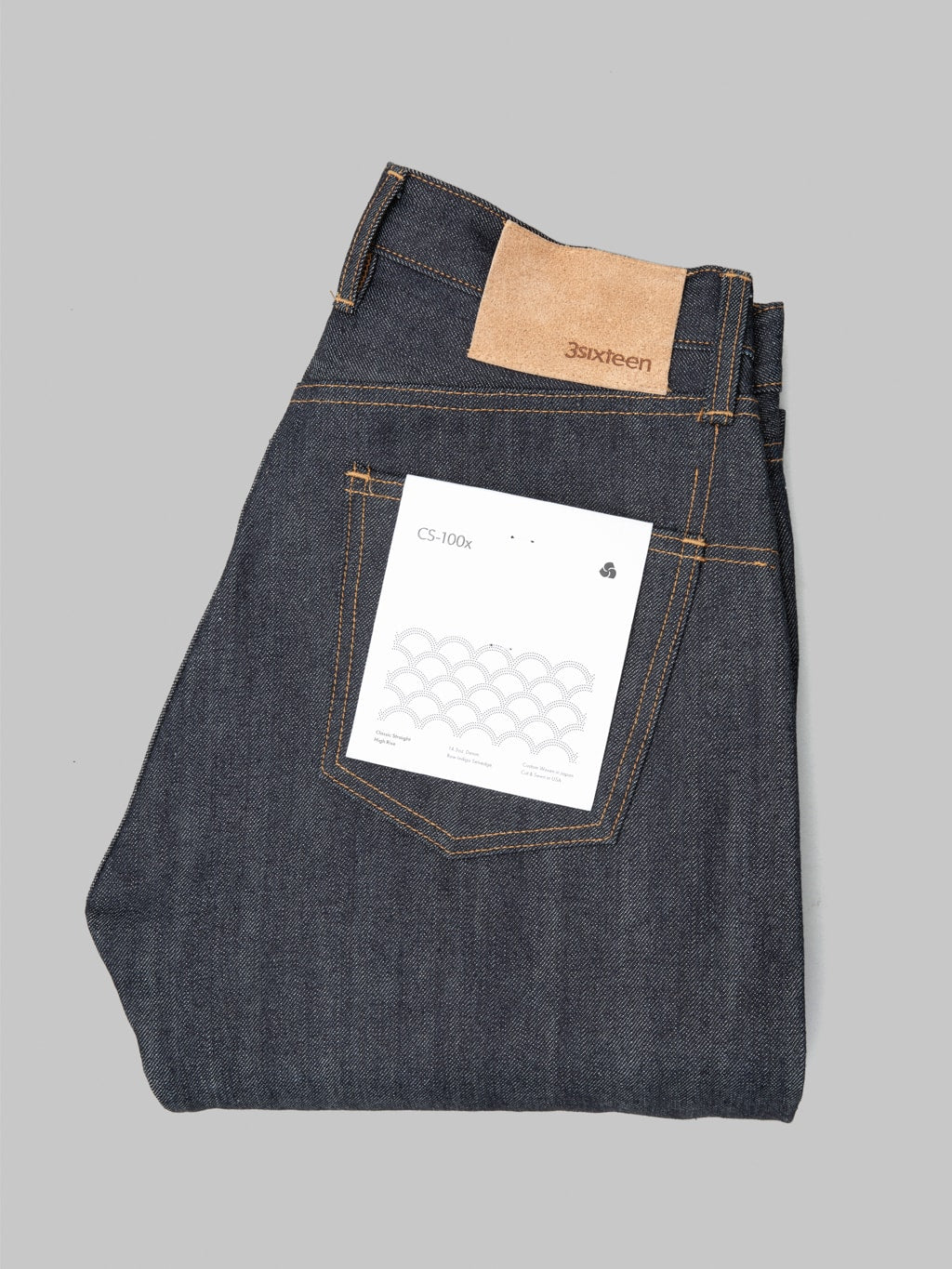 3sixteen CS 100 Classic Straight Jeans made in japan