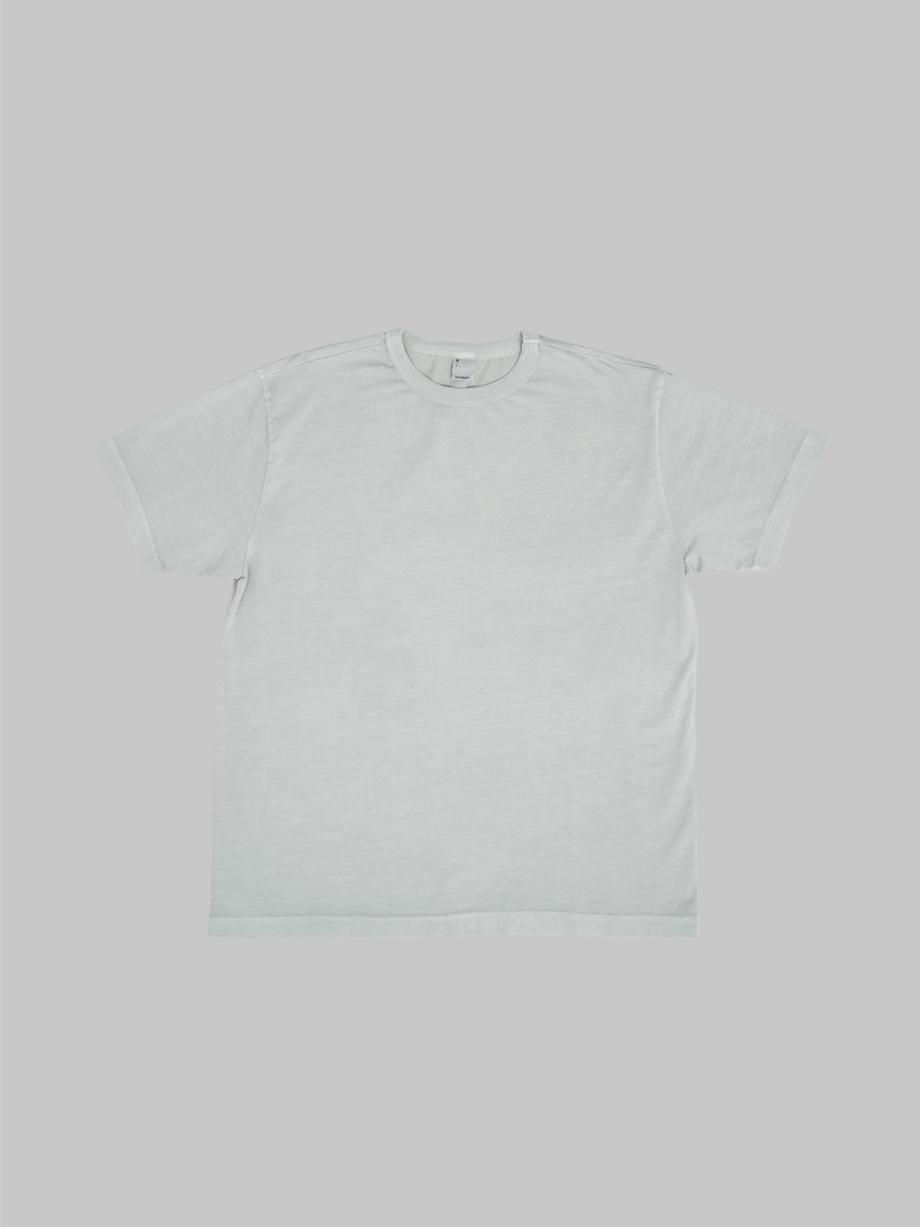 3sixteen garment dyed pima tshirt ash front