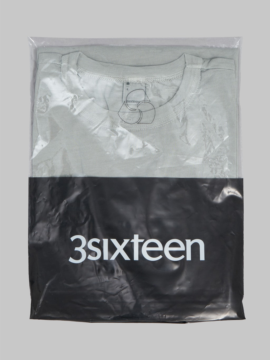 3sixteen garment dyed pima tshirt ash packaging