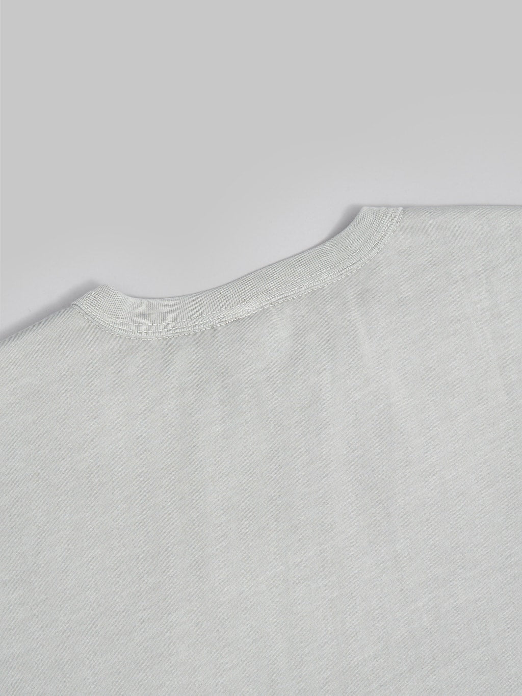 3sixteen garment dyed pima tshirt ash back collar