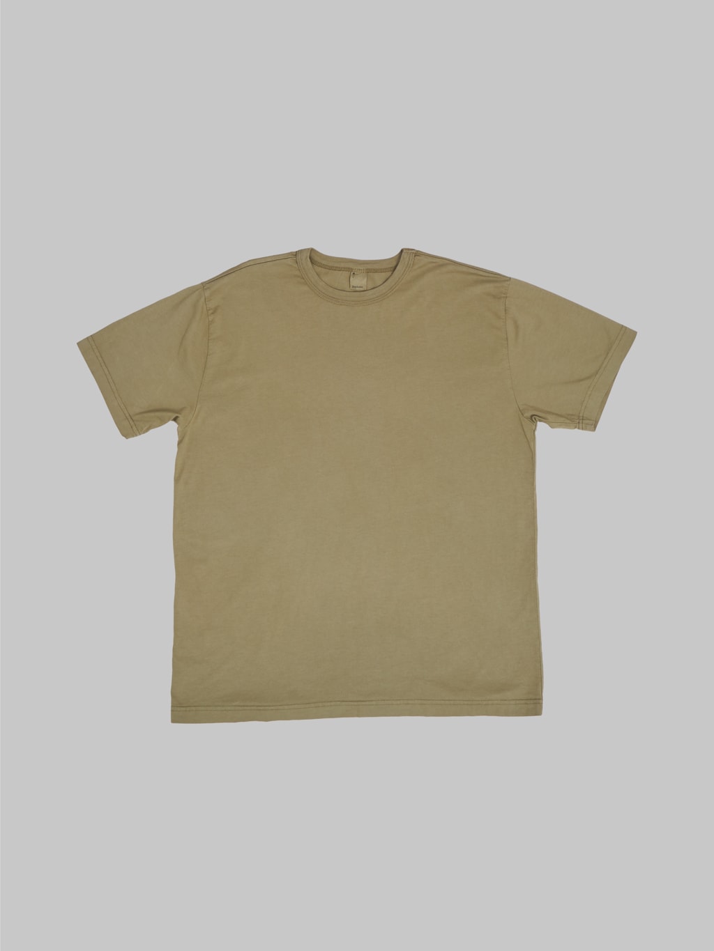 3sixteen garment dyed pima tshirt military green front